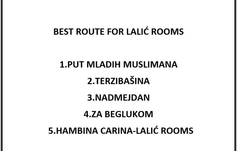 Lalic Rooms Сараево Екстериор снимка